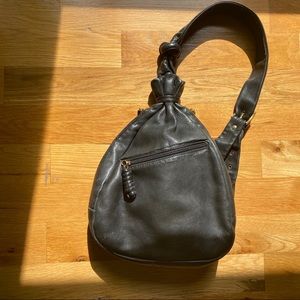 Marco Bugianni Leather One Shoulder Backpack